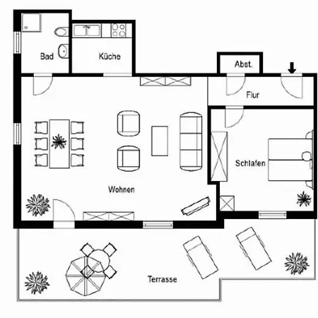 דירה Residenz Am Kurpark *